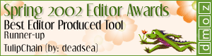 DMOZ Spring 2002 Editor Awards - Best Editor Produced Tool (Runner-up)